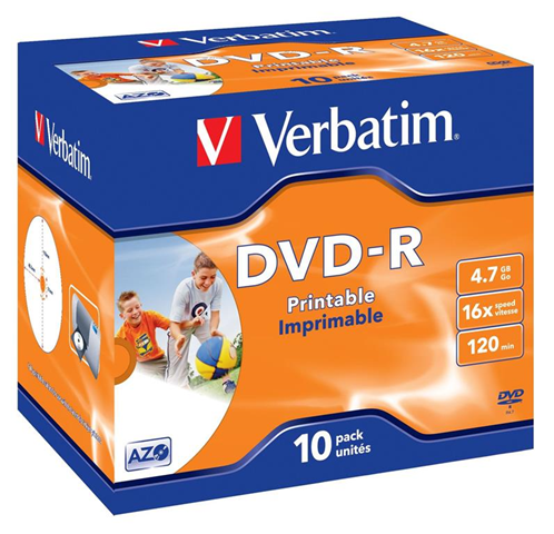 Verbatim DVD-RW  DVD 4.7Gb (10 Pezzi)