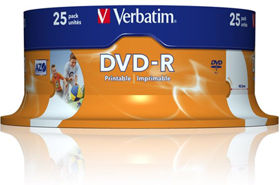 Verbatim DVD-RW  DVD 4.7Gb (25 Pezzi)