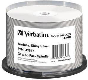 Verbatim 43647 DVD vergine 4,7 GB DVD-R 50 pezzo(i)