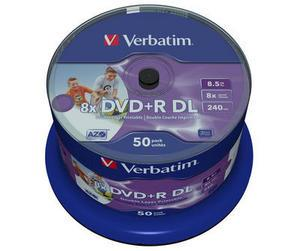 Verbatim 43703 DVD vergine 8,5 GB DVD-R 50 pezzo(i)