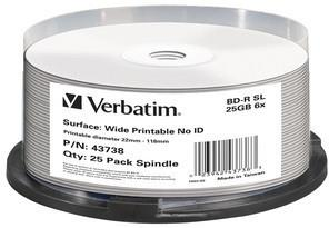 Verbatim 43738 disco vergine Blu-Ray BD-R 25 GB 25 pezzo(i)