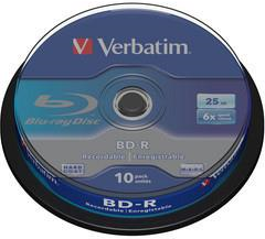 Verbatim BD-R SL 25GB 6 x 10 Pack Spindle 10 pezzo(i)