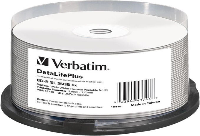 Verbatim DataLifePlus BD-R 25 GB 25 pezzo(i)