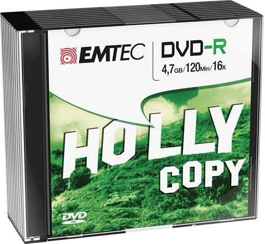 Emtec DVD-R  ECOVR471016SL 4.7Gb DVD-R 10pezzo(i) DVD vergine
