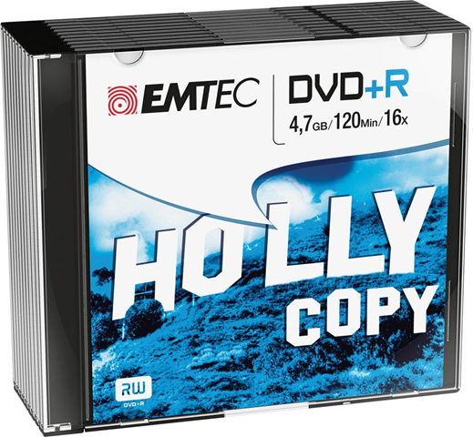 Emtec DVD-R  ECOVPR471016SL 4.7Gb DVD+R 10pezzo(i) DVD vergine