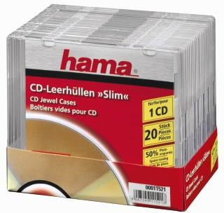 Hama 00011521 custodia CD/DVD Trasparente