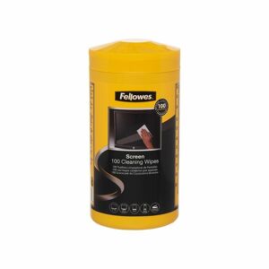 Fellowes 100 Screen Cleaning Wipes