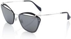 Miu Miu Sonnenbrille MU 54TS Silber Einheitsgröße