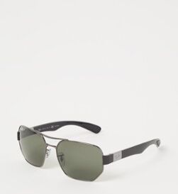 Ray Ban Sonnenbrille polarisiert RB3672 Grau 1 Größe