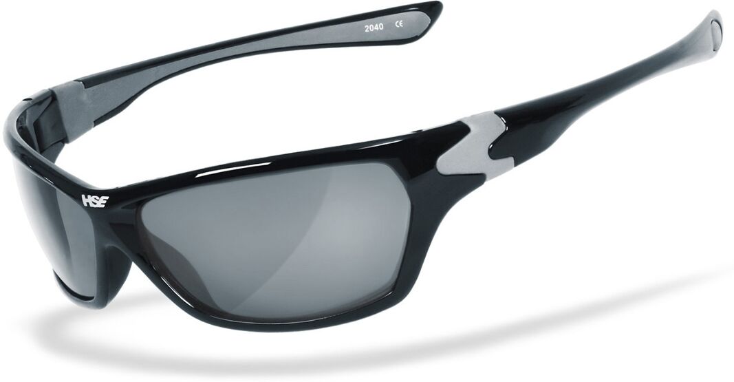 HSE SportEyes Highsider selbsttönend Sonnenbrille Schwarz Einheitsgröße