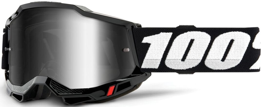 100% Accuri II Extra Motocross Brille Schwarz Weiss Einheitsgröße