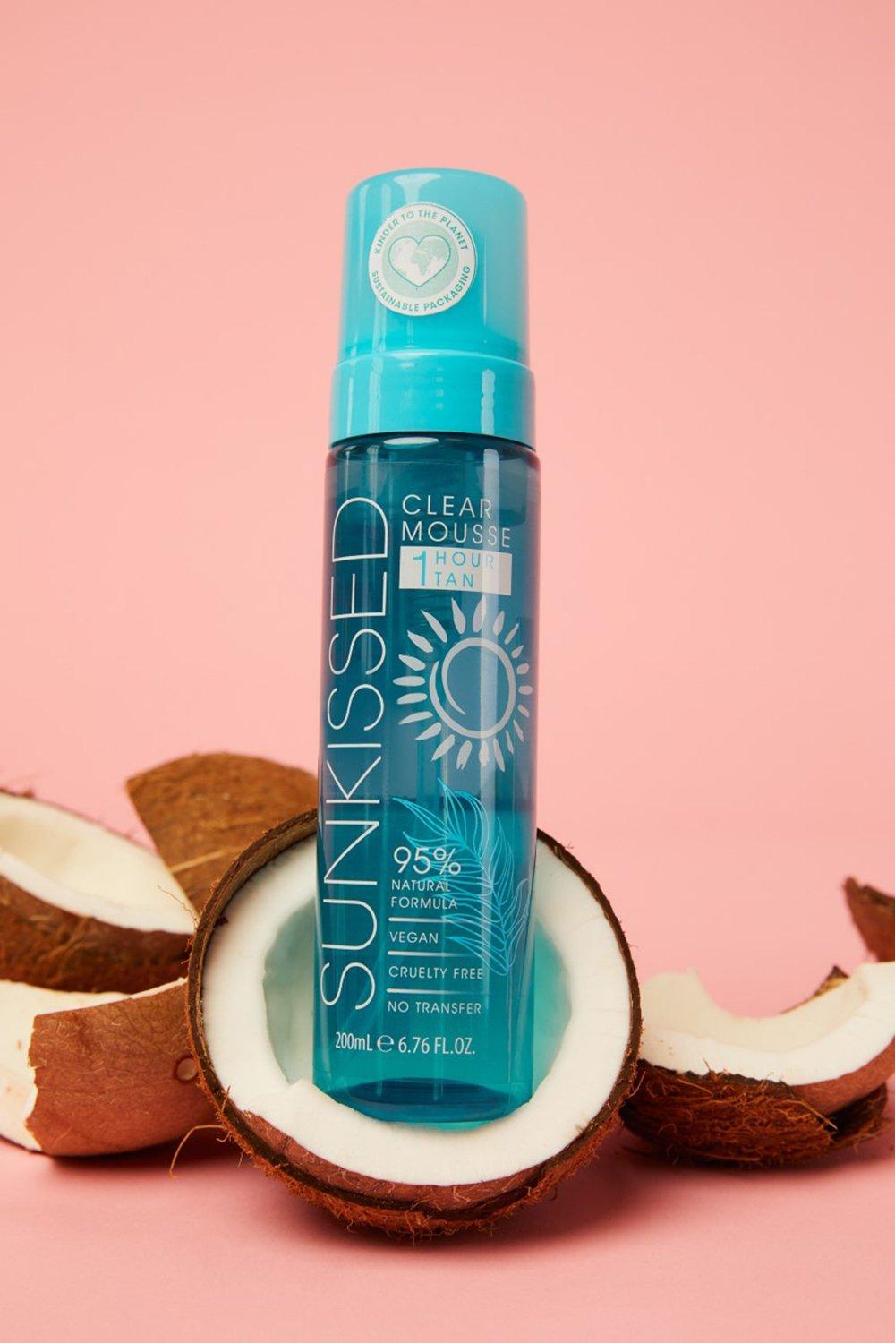 Boohoo Sunkissed Clear Mousse 1 Hour Tan- Blue  - Size: ONE SIZE