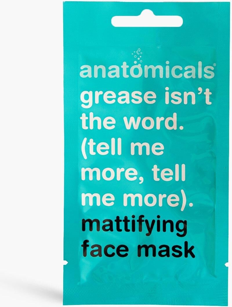 Boohoo Anatomicals Mattifying Face Mask- Green  - Size: ONE SIZE