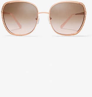 Michael Kors MK Amsterdam Sunglasses - Rose Gold