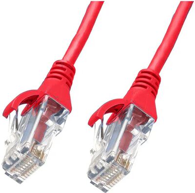 Unbranded Cat 6 Ultra Thin Lszh Ethernet Network Cables Red Color