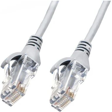 Unbranded 1M Cat 6 Ultra Thin Lszh Ethernet Network Cables White