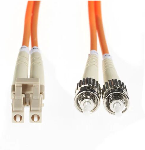 Unbranded 10M Lc St Om1 Multimode Fibre Optic Cable Orange