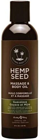 Earthly Body 237 Ml Earthly Body Hemp Seed Massage Body Oil Guavalava