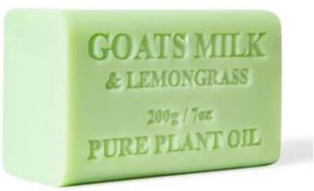 Unbranded 2X 200G Goats Milk Soap Lemongrass Goat Bar Skin Care