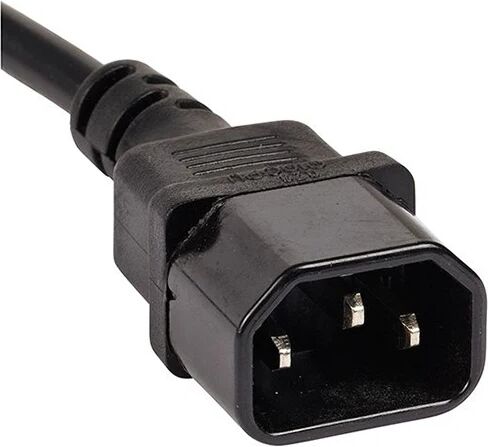 Unbranded Iec C13 To C14 Power Cable Black 3M