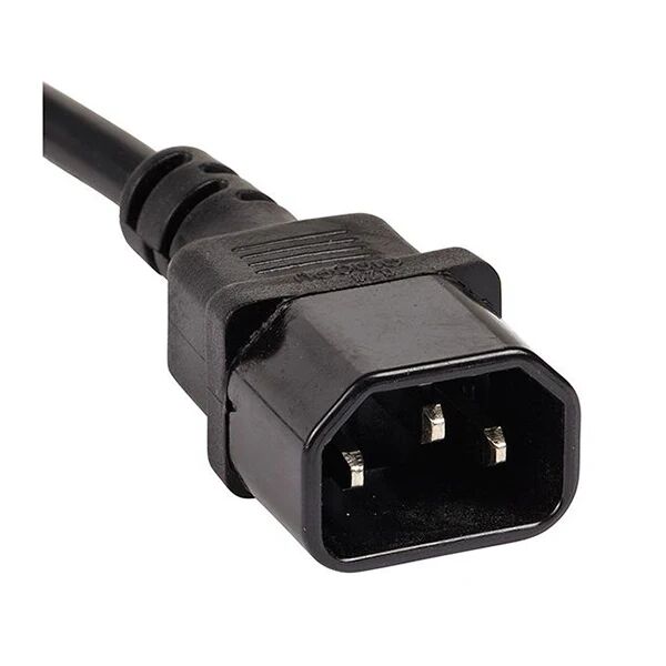 Unbranded 2M Black Iec Extension M To F Cable Cord