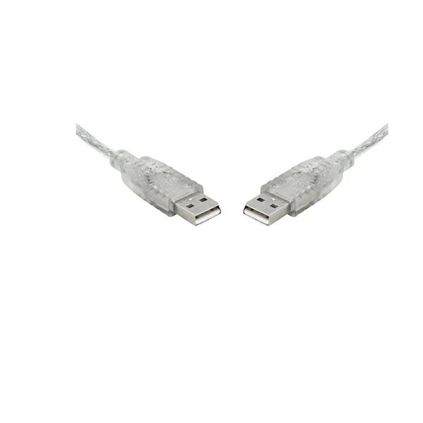 8Ware Usb Cable 2M A To A Male To Male Transparent