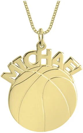 Unbranded Basketball Name Necklace