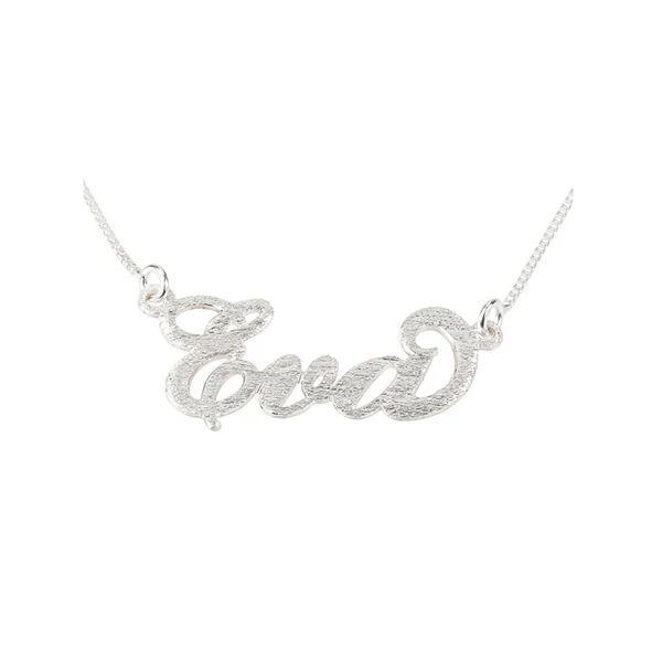 Unbranded Brushed Carrie Name Necklace