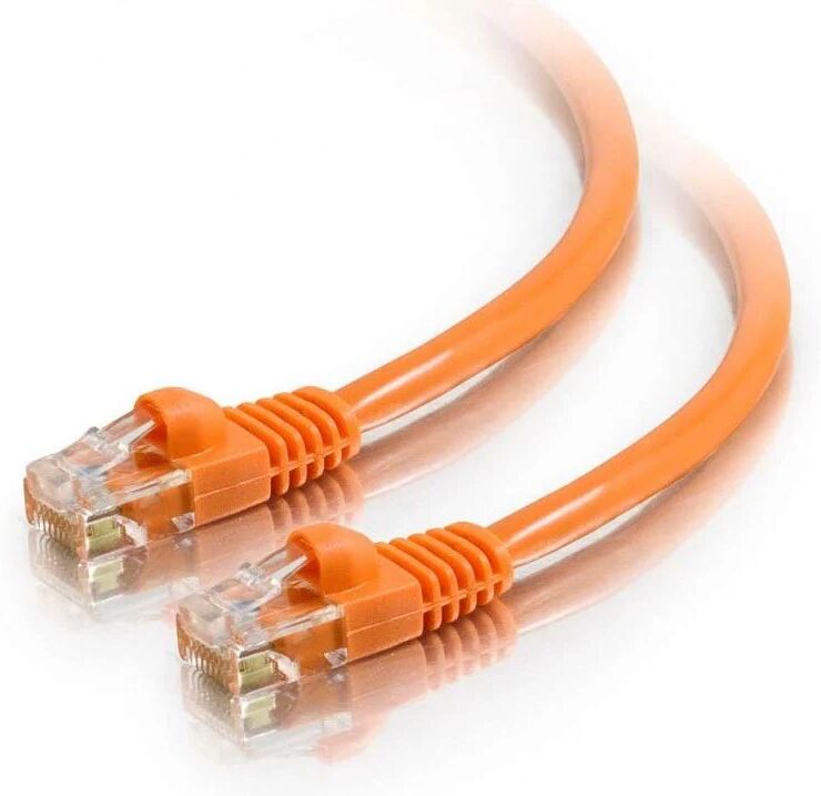 Astrotek CAT6 Cable 25cm Orange Premium RJ45 Ethernet Network