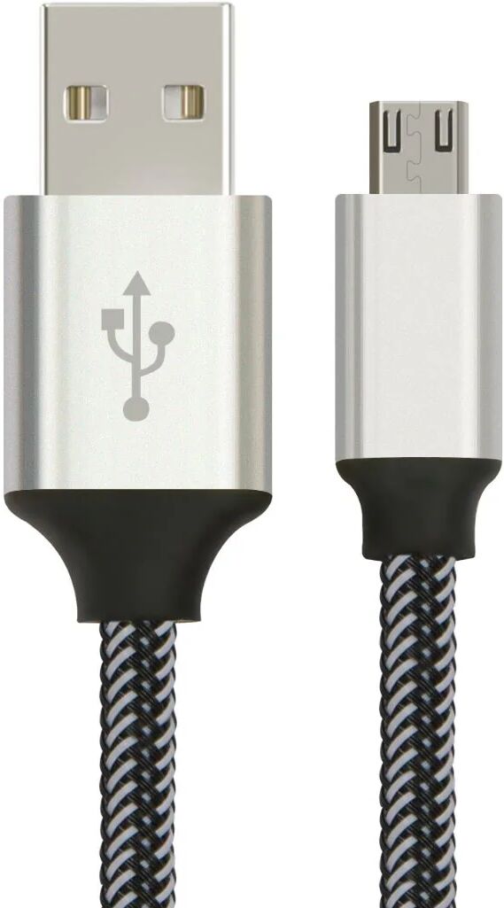 Astrotek Micro USB Data Sync Charger Cable Cord Silver White