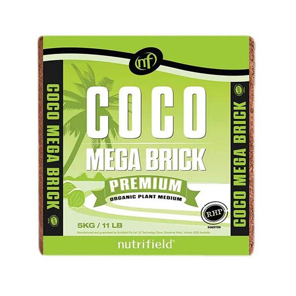 Nutrifield 5Kg Coco Mega Brick Premium Coir Peat Organic Plant Growth Medium