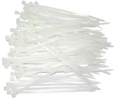 4Cabling 1000Pcs Cable Ties Natural