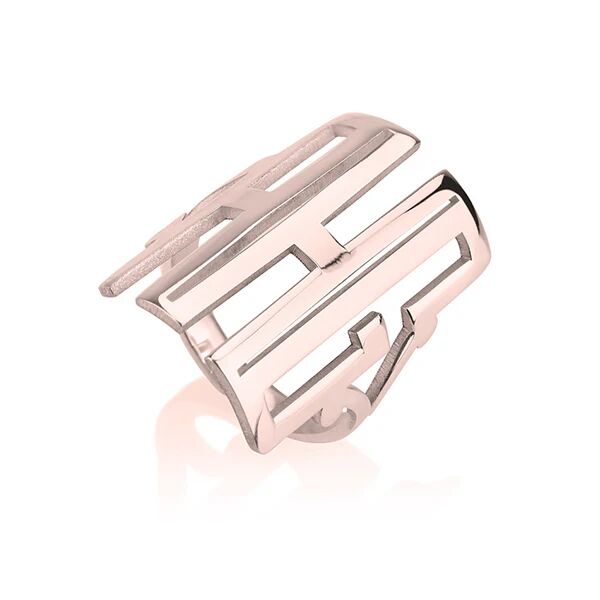 Unbranded Capital Cut Out Monogram Ring