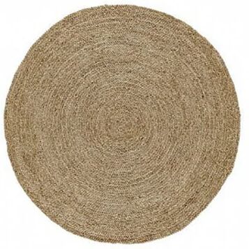 Unbranded Centro Grey Jute Round Rug