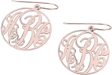 Unbranded Classic Monogram Earrings