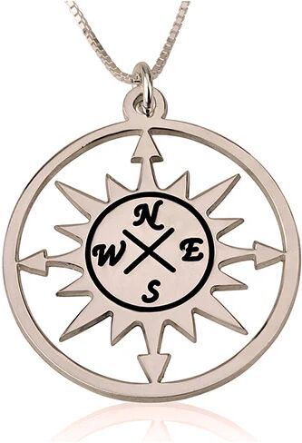 Unbranded Compass Pendant Necklace