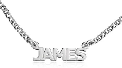 Unbranded Cuban Link Name Necklace In Capitals