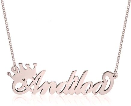 Unbranded Custom Crown Name Necklace