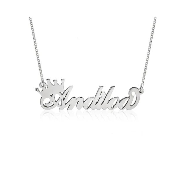Unbranded Custom Crown Name Necklace
