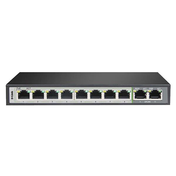 D-Link 10 Port Gigabit PoE Switch