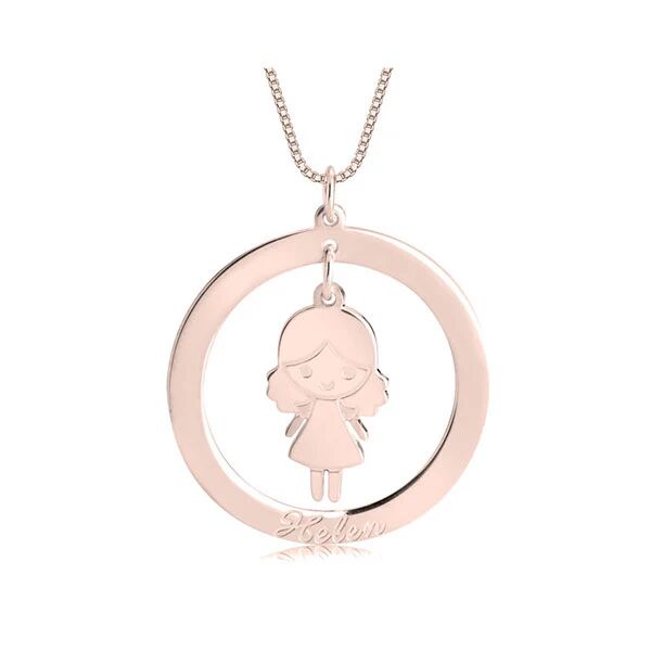 Unbranded Disc Necklace For Mom With Charm