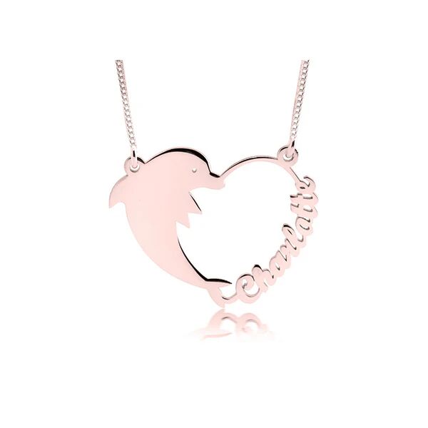 Unbranded Dolphin Heart Necklace