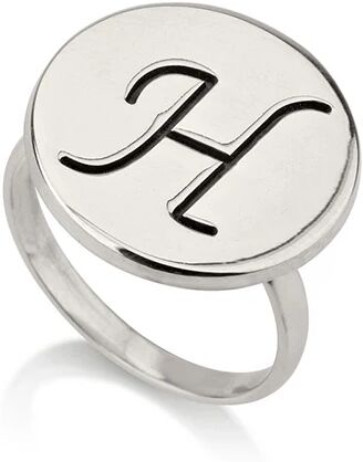 Unbranded Engraved Initial Round Ring