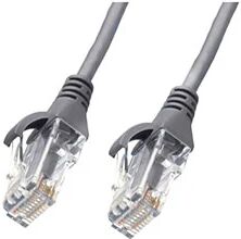 4Cabling 10Pcs Cat 6 Ultra Thin Lszh Ethernet Network Cable Grey