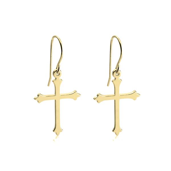 Unbranded Gothic Cross Earrings