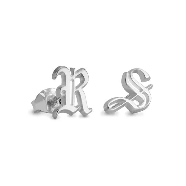 Unbranded Gothic Initial Stud Earrings