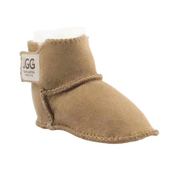 Comfort Me Gripper Dots Baby UGG Boot Chestnut