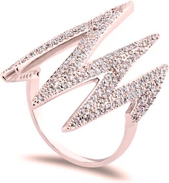 Unbranded Heartbeat Ring With Zirconia