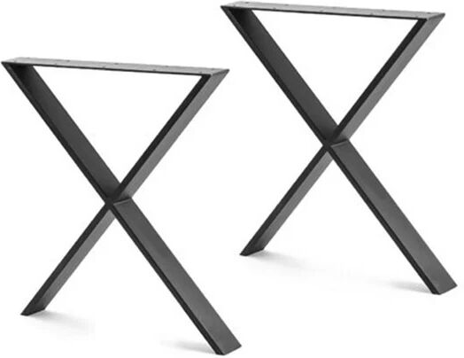 Table Legs Industrial Inspired X Shaped Table Legs