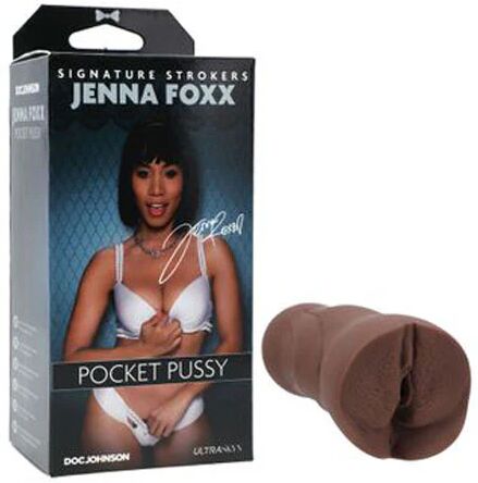 Doc Johnson Jenna Foxx Ultraskyn Pocket Pussy Brown Vagina Stroker